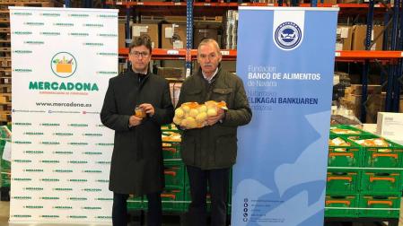 Mercadona entrega 5.000 kilos de productos al Banco de Alimentos de Navarra