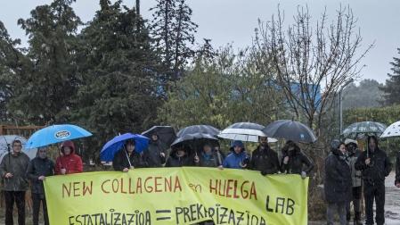 Primer día de paro en New Collagena con un adelanto en la huelga indefinida