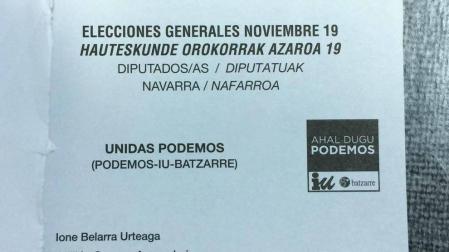 Un bulo hace creer que las papeletas que llegan al buzón son voto nulo