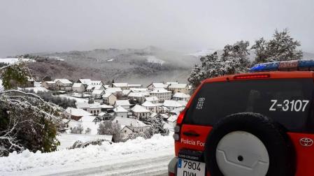 Cerrado el puerto de Belagua y otras dos vías navarras por nieve en la calzada