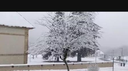 Nevada en Roncesvalles