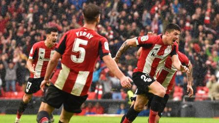 El Athletic remonta en la segunda parte con goles de Muniain y Capa