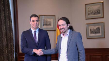 Las cuentas de Sánchez e Iglesias para la investidura