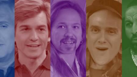 La parodia que transforma a Sánchez, Casado, Iglesias, Rivera y Abascal en 'El equipo A'