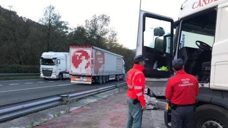 Denunciado un camionero en Doneztebe por dar positivo en drogas y alcohol