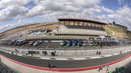 Imágenes de la salida de la etapa