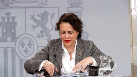 La ministra de Trabajo, Migraciones y Seguridad Social en funciones, Magdalena Valerio.