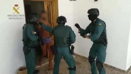 Operación policial contra el tráfico de hachís