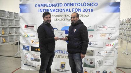 Joao Carlos Amado gana el Campeonato Ornitológico