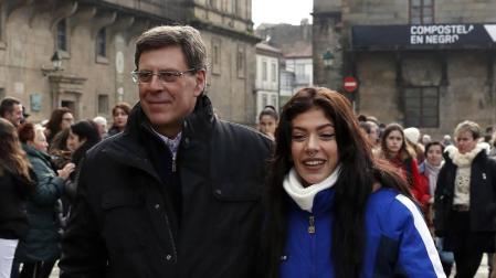 Un minuto de silencio en la plaza del Obradoiro por Diana Quer