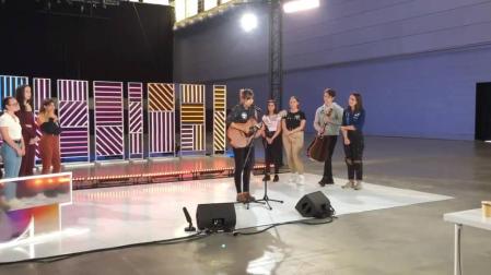 La navarra Chica Sobresalto, en el casting final de Operación Triunfo 2020