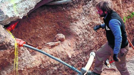 Ribaforada halla una necrópolis medieval islámica con 19 tumbas