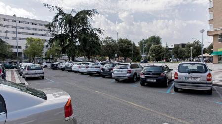Matrícula equivocada en la zona azul, sanción asegurada en Pamplona