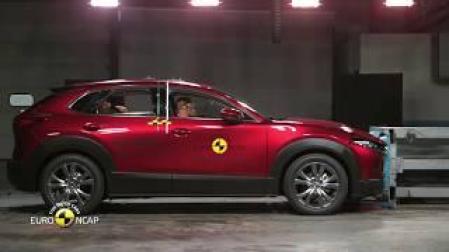 El Mazda CX-30, en las pruebas de choque del EuroNCAP