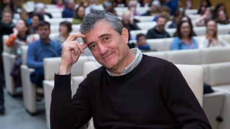 Guillermo Fesser, uno de los integrantes del dúo Gomaespuma y codirector de El monstruo invisible, el miércoles en Civican.