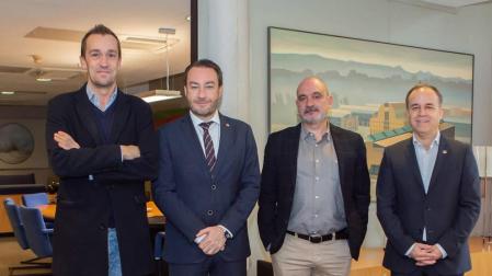 Javier Lacunza, Ramón Gonzalo, Arturo Cisneros y Francisco Arregui.