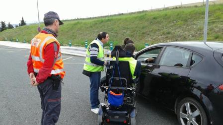 Campaña de Policía Foral y Adacen para concienciar sobre las consecuencias de los accidentes