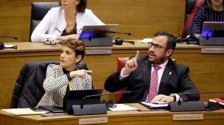 Chivite defiende una reforma fiscal que EH Bildu enmendará en su totalidad