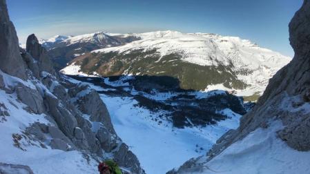 Mikel Zabalza: "Fue la escalada más dura que he vivido en Pirineos"