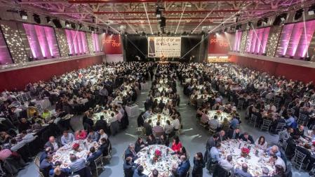 Imagen de la celebración de la gala de los Porc D'Or en Huesca.