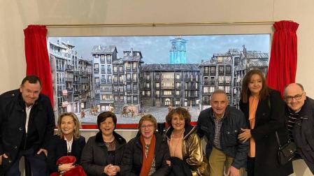 Un paseo por el interior del belén del Ayuntamiento de Pamplona