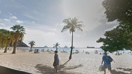 Playa de Las Teresitas en Tenerife.