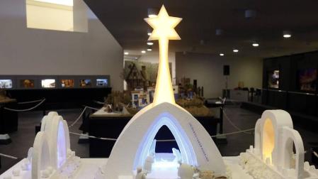 Fotos de los belenes de la exposición de Navidad en Baluarte 2019