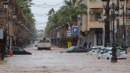 Un centenar de evacuados en Los Alcázares por una nueva 'gota fría'