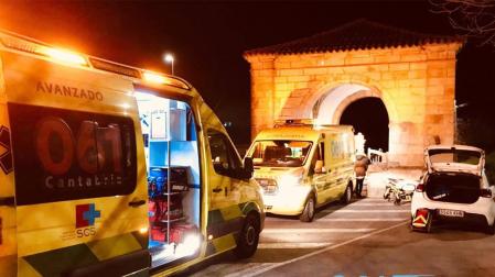 Herido un menor tras caerle una cruz de piedra de una iglesia en Cantabria
