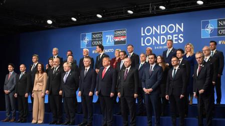 Líderes de la OTAN llegan a cumbre destacando unidad pese a sus diferencias CUMBRE OTAN