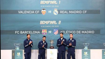 Valencia-R.Madrid y Barça-Atlético, semifinales de la Supercopa en Arabia Saudí