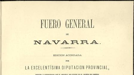 El Archivo de Navarra conmemora los 150 años de la edición del Fuero General