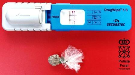 Resultado del test de drogas realizado al conductor