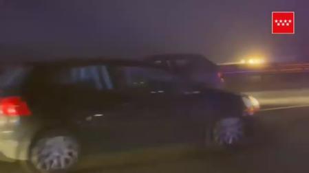 Un joven muere en un choque frontal contra un kamikaze en la A-5 a la altura de Móstoles