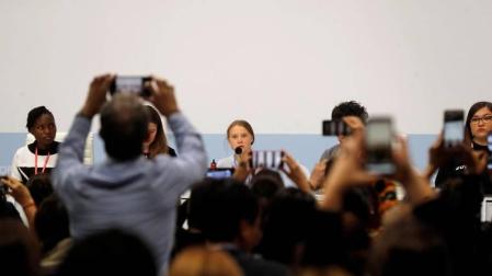 Greta Thunberg: "La crisis climática no es un problema futuro, ya nos impacta"