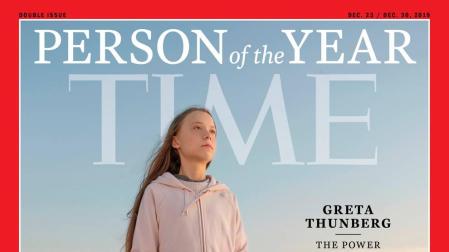 La revista Time elige a Greta Thunberg "persona del año"