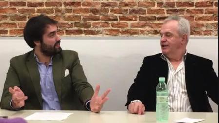 Javier Aguirre en la presentación de un libro sobre Osasuna