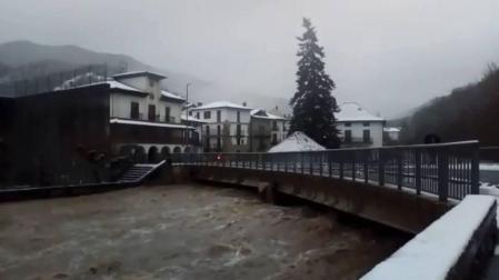 Estado de las carreteras en el Pirineo por las inundaciones