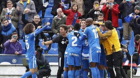El Getafe gana al Valladolid y se coloca en puestos de Liga de Campeones