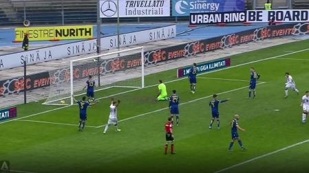 El golazo de Berenguer ante el Hellas Verona