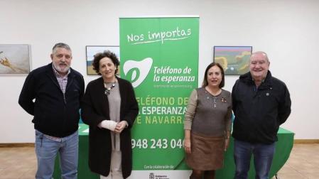 12.230 personas contactan con el Teléfono de la Esperanza de Navarra en 2019