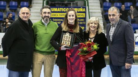 Homenaje en Pamplona a Nerea Pena por el Mundial