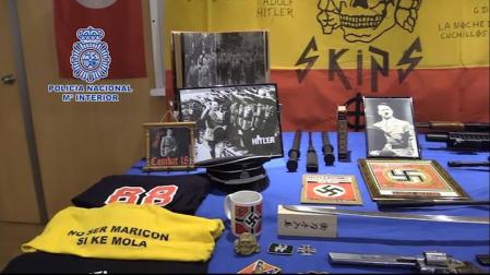 Detenido por delitos de odio, amenazas y tenencia ilícita de armas en Valencia