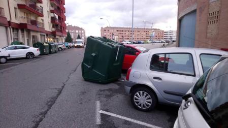 Fotos de las incidencias del viento por la borrasca Elsa en Navarra