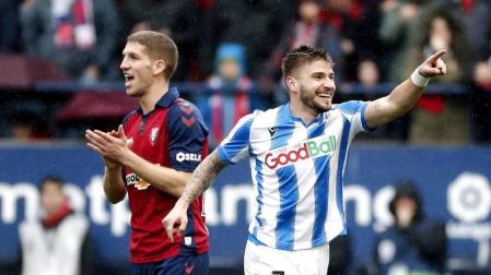 Fotos Osasuna Real Sociedad: resumen gráfico del partido disputado en El Sadar.