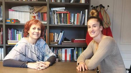 Felicitación del Ejecutivo foral a Nerea Pena tras el Mundial de balonmano