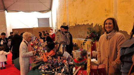 Los comerciantes de Peralta salen a la calle por Navidad