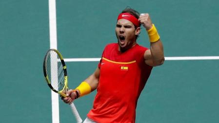 Imágenes del equipo español, campeón de la Copa Davis 2019.