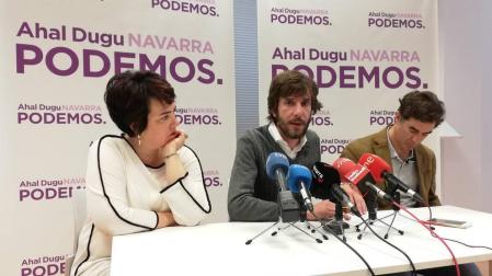 La militancia de Podemos apoya el acuerdo del Gobierno de coalición en Navarra