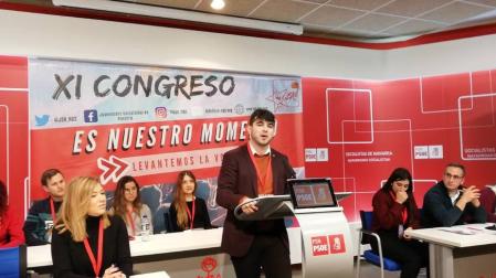 Kevin Lucero, nuevo secretario general de Juventudes Socialistas de Navarra